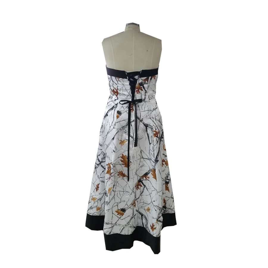 true timber white camo prom dress 2019 long robe longue women maxi camouflage party gowns