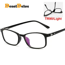 TR90 Titanium Glasses Frame Men Rectangle Eye Glass Clear lens Eyeglasses 2019 Korean Optical Frames Eyewear DesolDelos