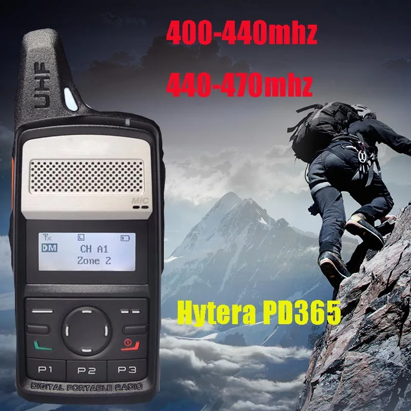 Hytera PD 365 walkie talkie 400 4300MHz/440 470MHZ двухсторонняя рация цифровая рация|digital talkie|walkie