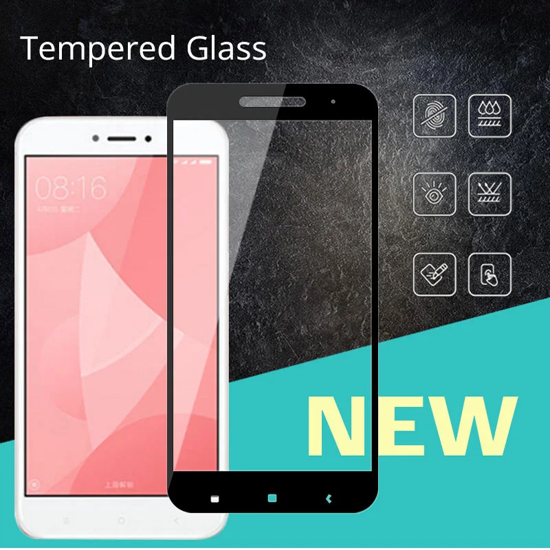 

YOUVEI Screen Protector For Xiaomi Redmi 4A 4X 6A Full Cover Film Note4 3 Global Version Note 4X Tempered Glass Redmi 4 6 Pro