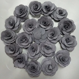 silk flower artificial & dried arrangements 10Pieces/Bag Size 4CM Fabric Rose Flower Handmade Cloth Flowers Hand DIY Material Wedding Bouquet Flower Hair Cloth Accessories flower fall artificial flora artificial & dried floral Artificial & Dried Flowers