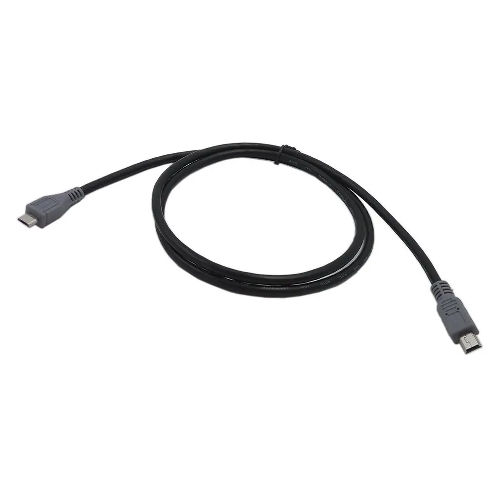 1 м 20 см Micro USB к Mini USB OTG Кабель-адаптер папа-папа Тип 5-контактный конвертер адаптер передачи данных зарядный кабель-удлинитель