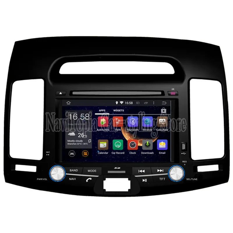 Clearance Ectwodvd Octa Core/Quad Core 4G/2G Android 9.0 Car DVD Multimedia Player for Hyundai ELANTRA 2007 2008 2009 2010 2011 1