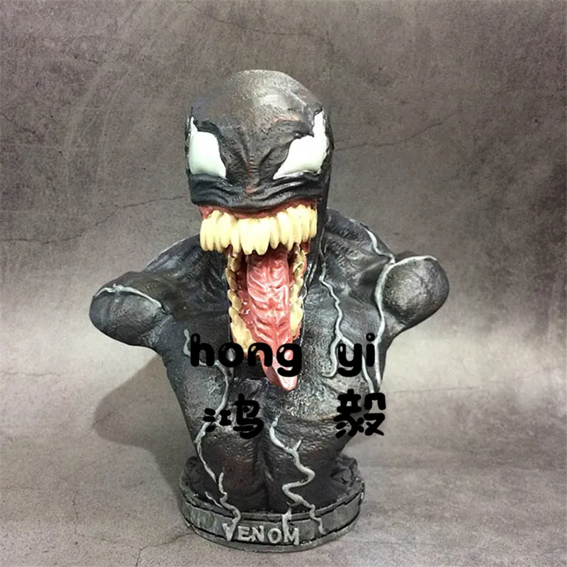 

2018.11 new Spider Man Venom Figure Resin Bust GK Statue Bust Desktop Decoration Boxed Hand Model AG660