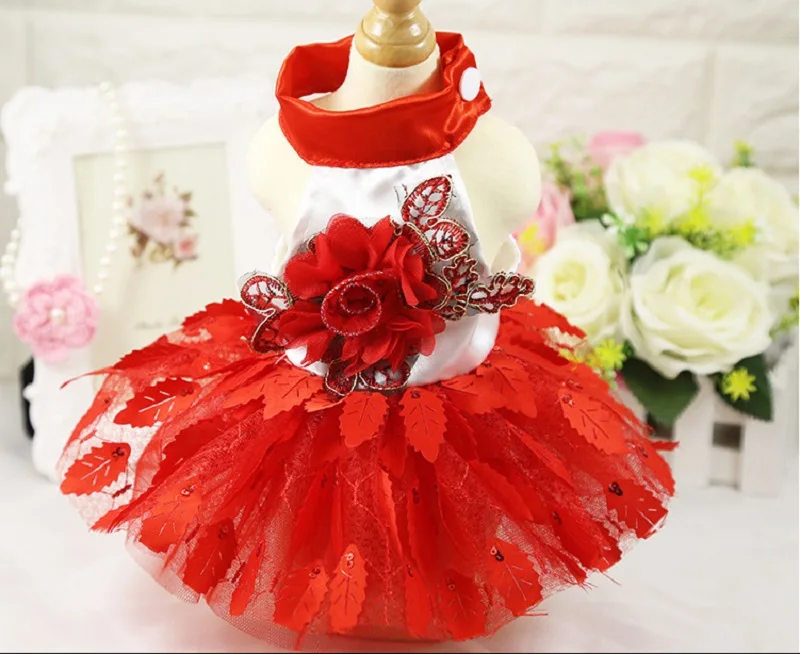 D79_Noble_Shiny_Leaf_Pets_dogs_Skirts_Summer_Pet_Wedding_Dress_Puppy_do_Cats_Princess_Floral_Tutu_Evening_Dress_for_Hiromi_1