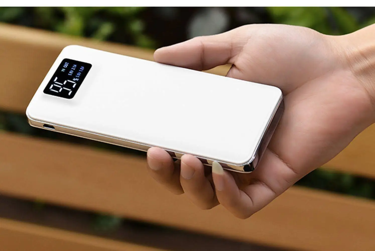 30000mAh Power Bank External Battery Pack LCD Screen Display Portable Dual USB Ports Phone Charger For iPhone Tablet Phone