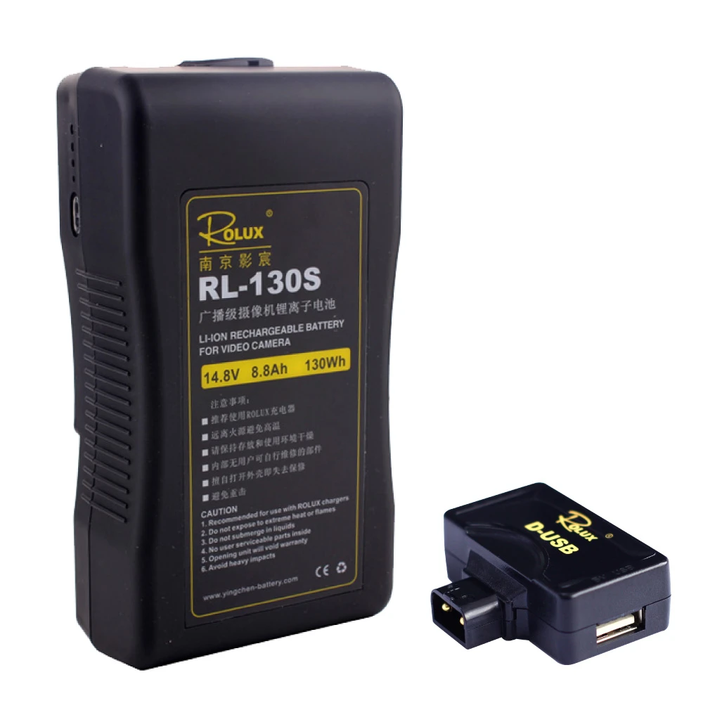 Fotoconic Rolux RL 130S 130Wh 14.8V 8.8Ah Li ion S0ny V mount Lock  Rechargeable Battery|v-mount battery|batteries batteriesbattery  rechargeable - AliExpress