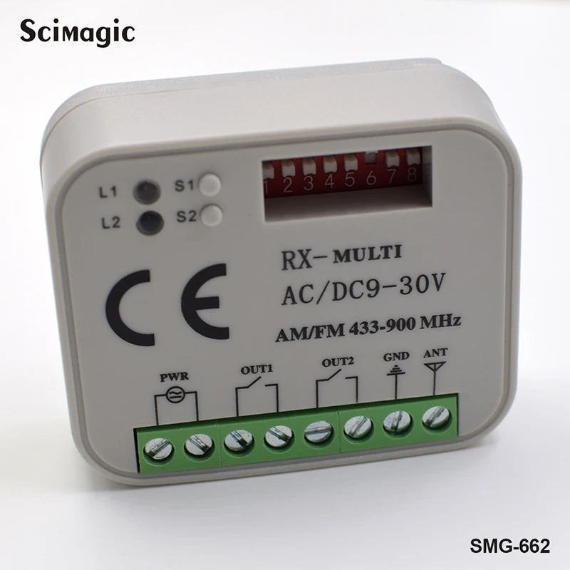 433 SLH 868MHz SLH Multi Frequency Auto Scan Rolling Code Remote Control receiver 433 SLH 868MHz SLH Multi Frequency Auto Scan Rolling Code Remote Control receiver
