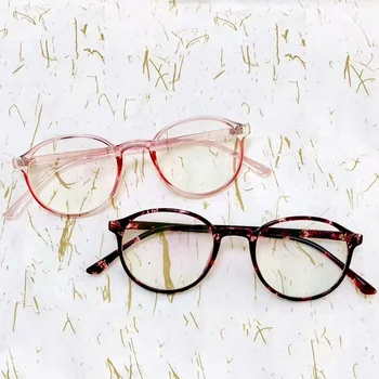 

2019 Fashion Women Glasses Frame Men Eyeglasses Frame Vintage Round Clear Lens Glasses Optical Spectacle Frame Transparent