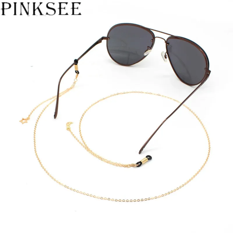 PINKSEE высококачественные модные металлические солнцезащитные очки подвесная