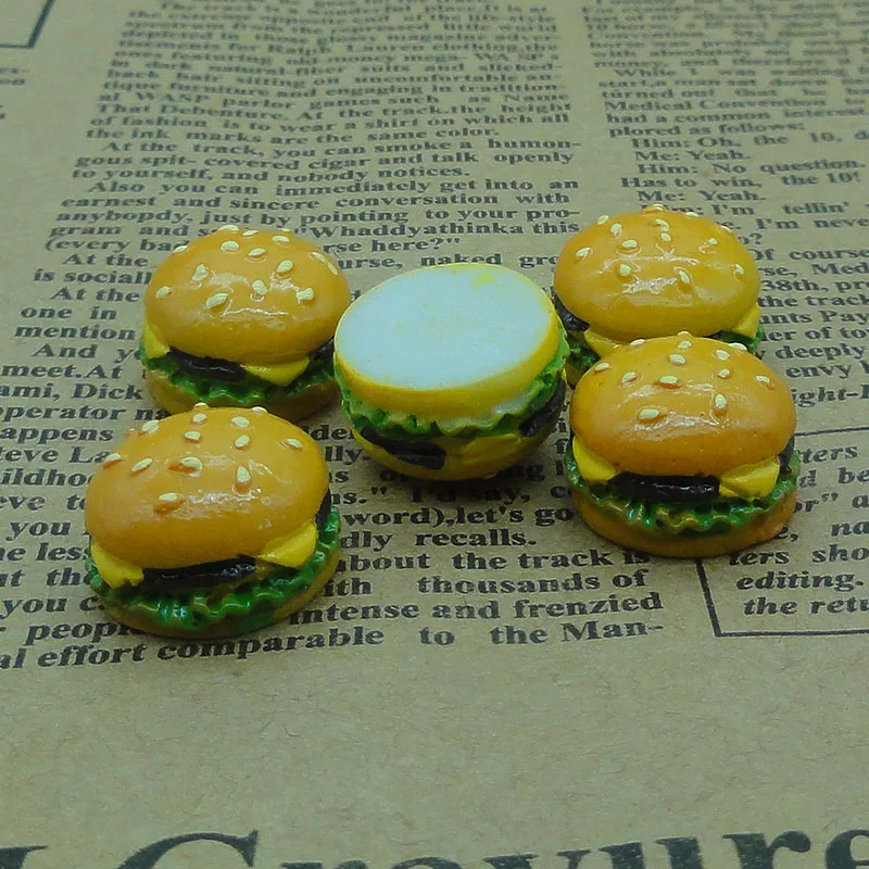 100pcs/lot new arrival kawaii ice hamburger 17*11mm Resin kawaii crafts DIY For Hair Cellphone Decoration 100pcs/lot new arrival kawaii ice hamburger 17*11mm Resin kawaii crafts DIY For Hair Cellphone Decoration