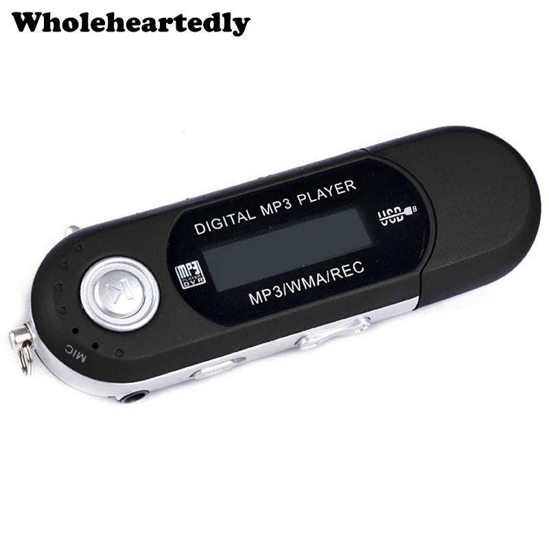 Новое поступление мини USB WMA MP3 клип музыкальный плеер с ЖК-экраном вкладыши USB Поддержка TF карта Micro SD 4 цвета