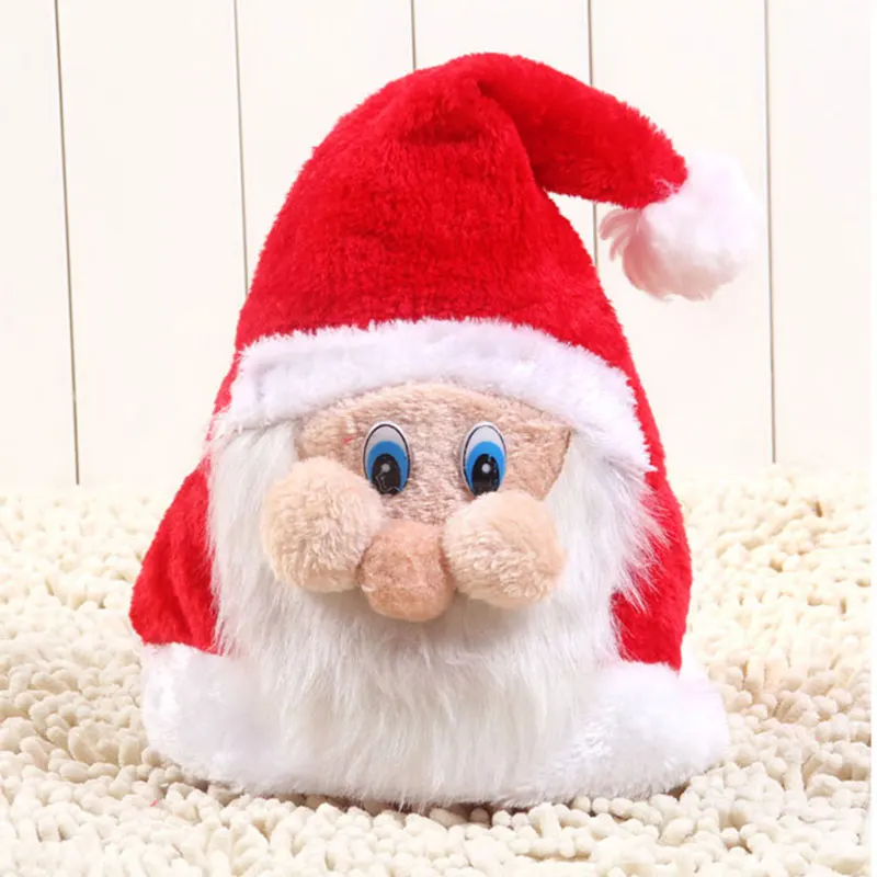 

Creative Santa Claus Christmas Hat 2020 Christmas Decoration For Home Supplies Xmas Party Ornaments Adult or Child Xmas Cap