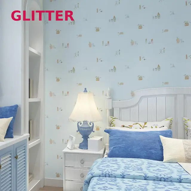 Pink Color Children S Room Cartoon Wallpaper Light Green Pink Color Children S Room Cartoon Wallpaper Light Green For Kids Baby Bedroom Wall