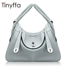 Tinyffa Luxury Handbags Women Bags Designer Genuine Leather Bag Female Shoulder Messenger Bags Women Famous Brands