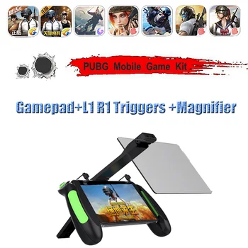 

Fire Button Shooter with Zoom function For PUBG Mobile Game Controller Gamepad Trigger Aim Gamepads Joystick For iPhone Android