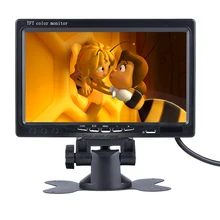 Più nuovo Universale 7 Pollici 1024*600 HD Monitor Dell’automobile Auto di Parcheggio di Sostegno D’inversione Della Macchina Fotografica Digital Video Recoder DVR TFT display LCD AV