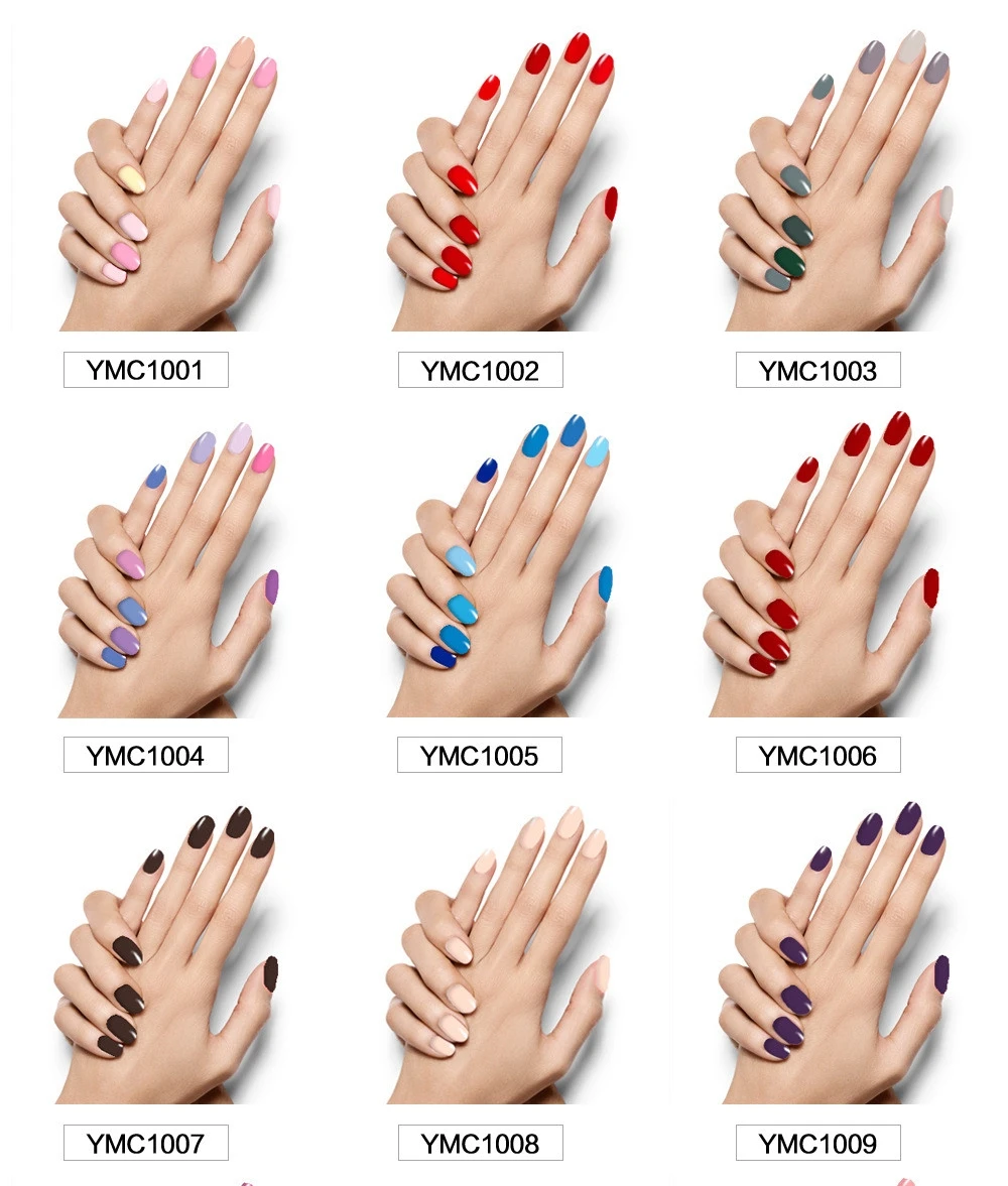 

16 pcs/set Nail Art Full Cover Self Adhesive candy colored Stickers Decal Tips Beauty Manicure Decoration DIY Tools