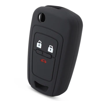

Remote 3 Buttons Silicone Flip Folding Car Key Shell Key Cover Case Case for Vauxhall Opel Corsa Astra Vectra Signum