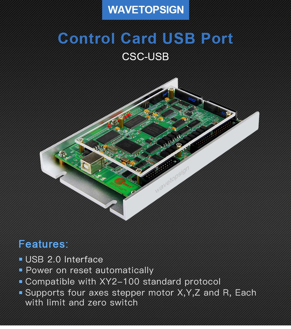 WaveTopSign карты управления USB поддержка использования для лазерной маркировки машины XY2-100 протокол цифровой сигнал CS Mark