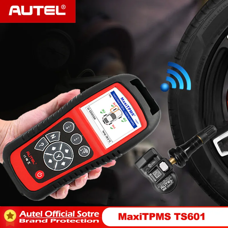 

AUTEL MaxiTPMS TS601 TPMS Tire Pressure Activator Complete TPMS Activation Programming Tool Tire Monitoring System Scanner Tools