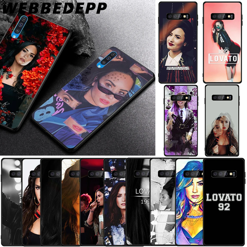 WEBBEDEPP Demi Lovato Soft TPU Case for Samsung Galaxy S6 S7 Edge S8 S9 S10 Plus S10e | Мобильные телефоны и аксессуары