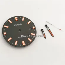 31,5 мм Циферблат часов+ руки подходят Mingzhu DG2813/3804, Miyota 82 Series movement