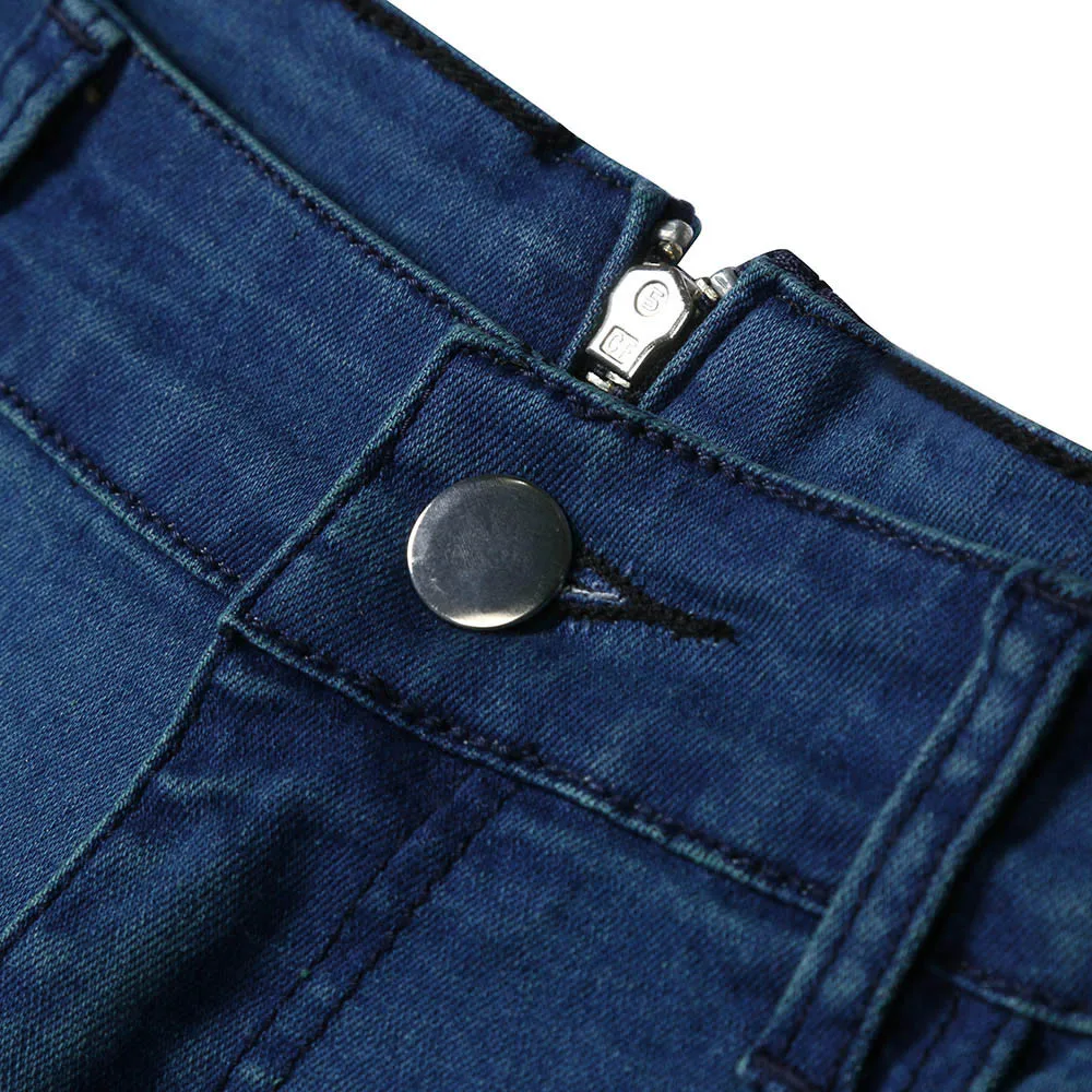 Женские сексуальные узкие джинсы стрейч с молнией сзади, повседневные джинсовые обтягивающие штаны Modis, уличная одежда с высокой талией, офисные брюки Spodnie#5s