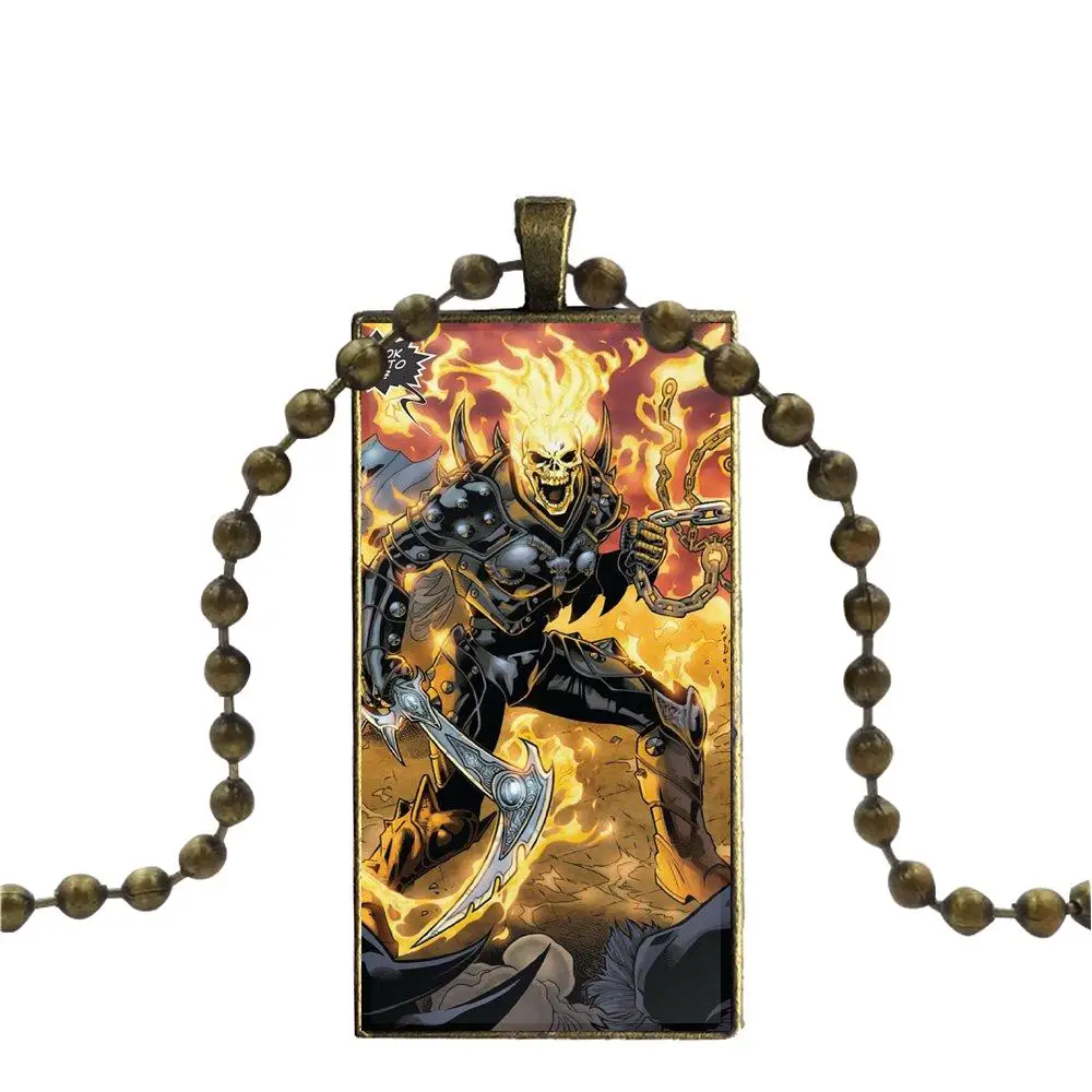 Для женщин свадебный подарок Ghost Rider Дизайн Модные Винтажные стеклянные женские