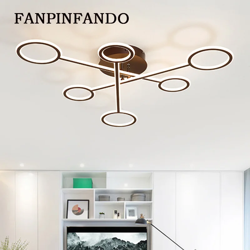 

Led Chandelier Lighting Lustre Modern Lamp Aluminium Hanging Light Living Room Bedroom Kitchen Bar Restaurant Ceiling Chandelier