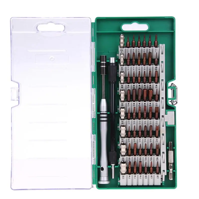 

Alloet 60 in 1 Precise Hand Tool Set Multifunction Magnetic Screwdriver Electronics Repair Driver Tool for Mobile Phone Tablet
