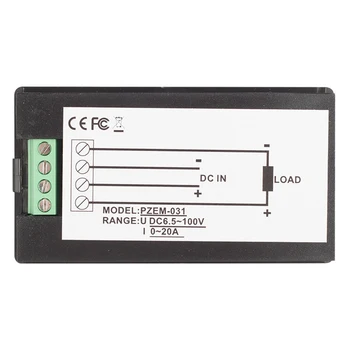 

PZEM-031 DC digital display voltage current power electric energy consumption meter instrument voltage galvanometer