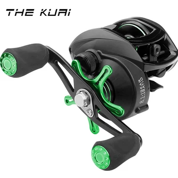 

THEKUAI Spinning Baitcast Fishing Reel 12+ 1BB 8KG Max Drag Power 8.1:1 High Speed 2000 Series Dual Brake For Freshwater Sea