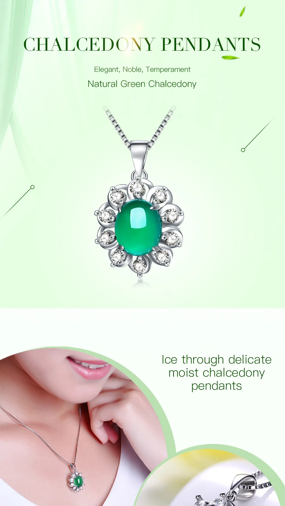 Chalcedony Pendant 1