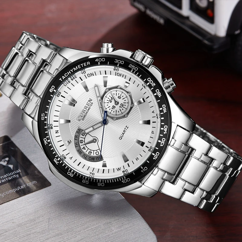  Curren quartz Black Vogue Business Military Man Men's watches 3ATM waterproof Dropship 8020 Relogio