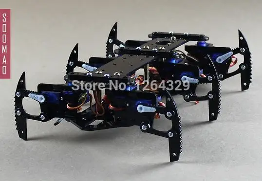 

Spider-Man! Six foot/6 foot robot spider, a full set of servos bracket accessories remote control robot/robot parts for DIY