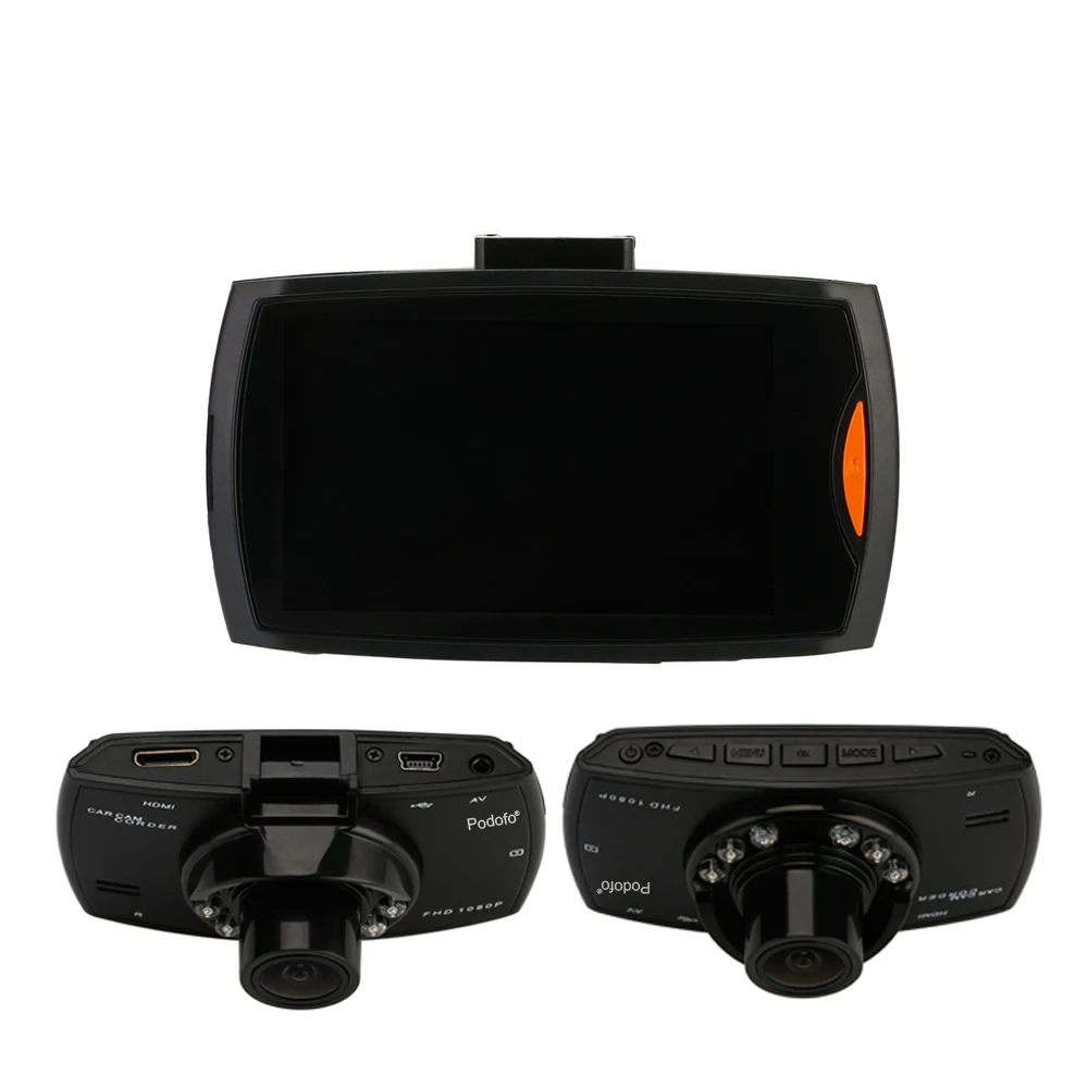 Автомобильный мини видеорегистратор Podofo G30 Full HD 1080P с датчиком движения и ночным