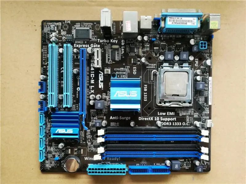 Б/у настольная Материнская плата Asus P5G41C M LX Intel G41 Socket LGA 775 DDR2 и DDR3 u ATX распродажа|lga