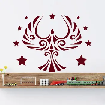 

Wall Decals Eagle Bird Predator Wings Tattoo Star Nursery Room Vinyl Decor