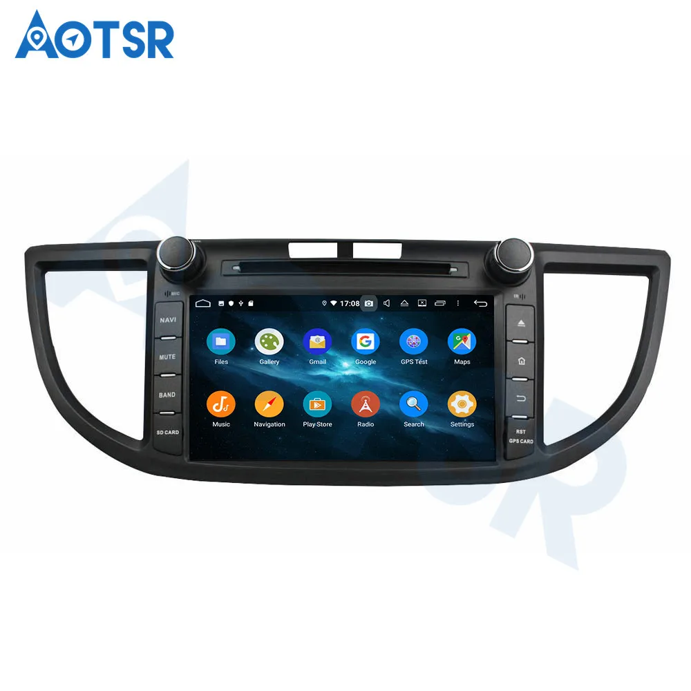 Discount DSP IPS Android 9.0 4GB+64GB Car Navigation DVD Player For Honda CRV CR-V 2012-2016 headunit auto radio Multimedia tape recorder 3