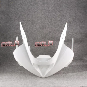 

For KAWASAKI NINJA ZX-6R ZX6R Upper Front Nose Fairing Cowl 2003-2004 Motorbike Accessory Injection Mold ABS Unpainted White