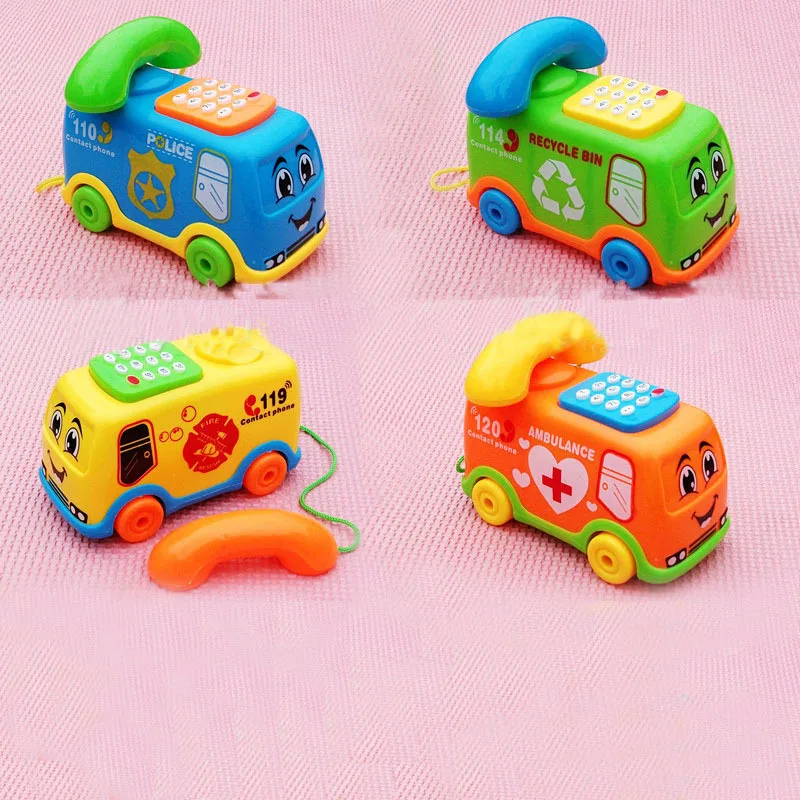 

2017 Baby Toys Music Cartoon Bus Phone educational developmental Kids Toy Gift Manufacturer Wholesale Puzzle Toys New Style