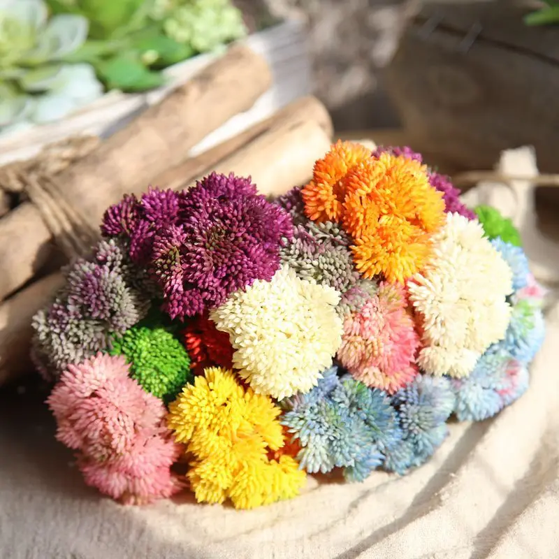 

Artificial handwork simulation fleshy fruit soft rice with soft Gum Wedding decoratio high quality artificial flowers F14