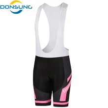 Donsung езда на велосипеде нагрудник шорты Женская велосипедная майка MTB велосипедная одежда дышащий для занятий спортом на улице велосипедные шорты с 3D гелевой подкладкой