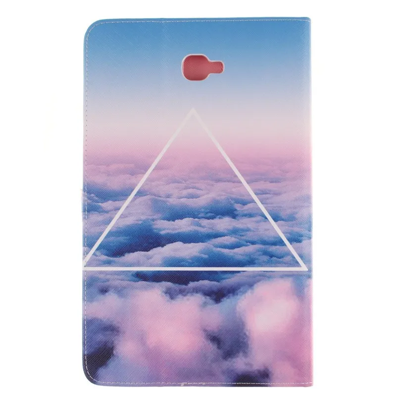 Luxury 2 Leavies PU Leather Case for Samsung Galaxy Tab A 10.1 2016 Case  T585 T580 T580N Case Stand Flip Wallet Tablet Cover (33)