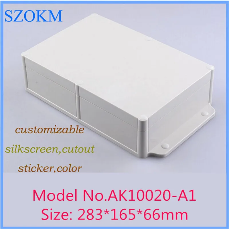 

szomk wall mounting plastic enclosure control box (1 pcs) 283*165*66mm electronic project box junction box plastic housing