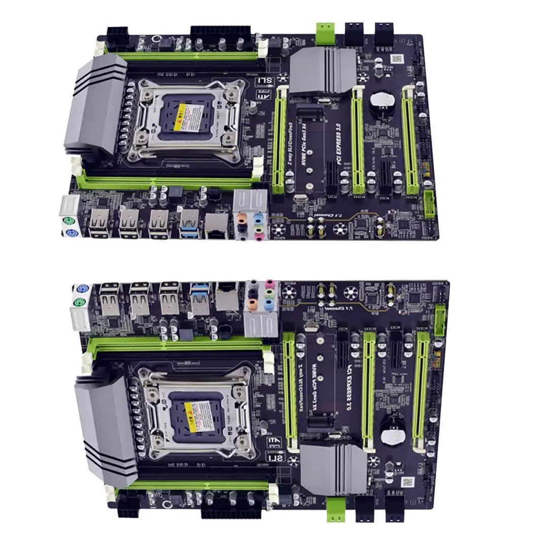 X79 настольные компьютеры материнская плата Sata 3 0 Usb 4xDDR3 DIMM SATA кабель ЦП компьютера