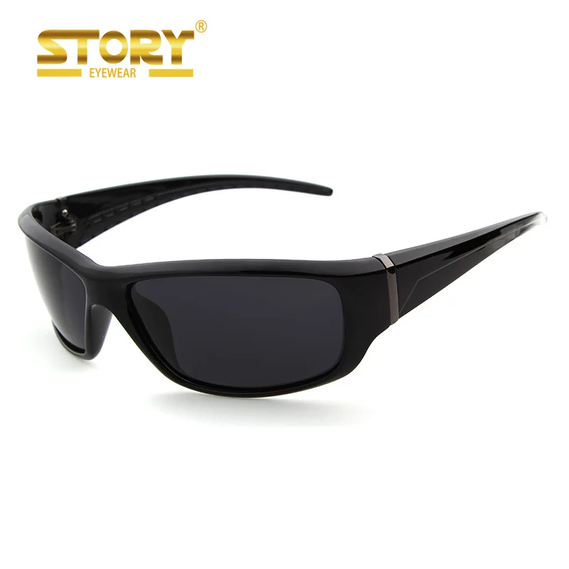 STORY Outdoor Sports Polarized Sunglasses High Quality Shield Eyewear