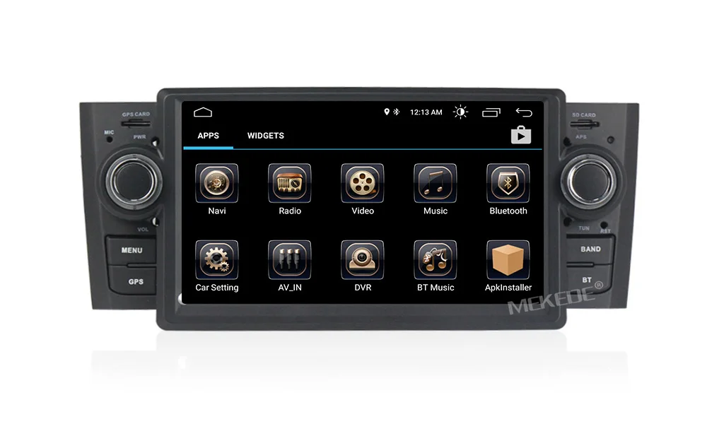 Flash Deal Car Multimedia player GPS Android8.1 Android9.1 Car Radio 1 Din DVD For Fiat/Grande/Punto/Linea 2007-2012 Radio FM steering 6