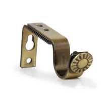 2шт 22 мм аксессуары для карнизов держатель для штор(бронза) карниз Римский стержень для штор держатель для штор одиночный держатель для штор